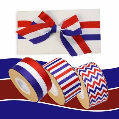 الحبر المطبوع بوليستر شريط Grosgrain بواسطة ساحة الشعار المخصص