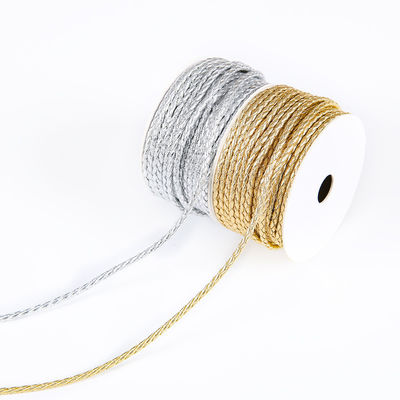 صناعة DIY 2 حبل مزدوج 5 ملم أسود حبل نايلون مزدوج مزدوج