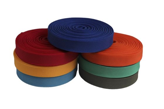 المقاومة للأشعة فوق البنفسجية UHMWPE الشريط الأسود الأصفر للخيمة المظلة كرسي الشاطئ