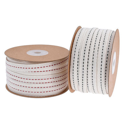 10mm*50y قطن خيط الحافة الشريط ISO9001 الشريط القطني المخصص