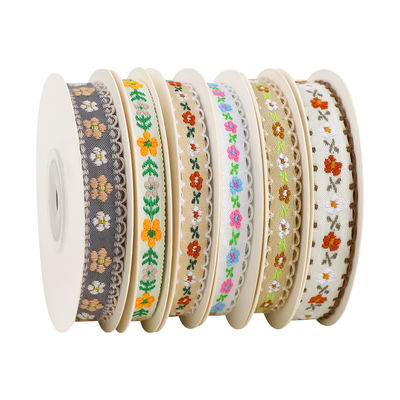 15mm*50y الشريط الزهري الروحي القطني الشريط الخبز الكعكة الشريط القوس DIY المواد الزخرفة الشريط الزهرة باقة التعبئة