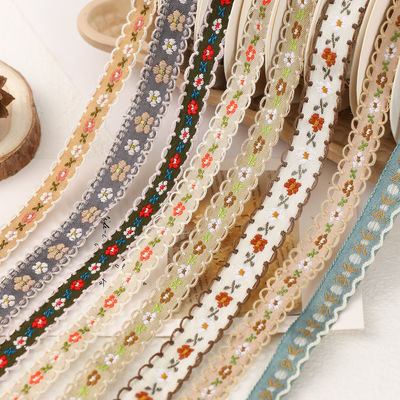 15mm*50y الشريط الزهري الروحي القطني الشريط الخبز الكعكة الشريط القوس DIY المواد الزخرفة الشريط الزهرة باقة التعبئة